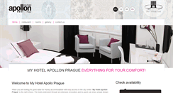 Desktop Screenshot of hotelapollon.cz